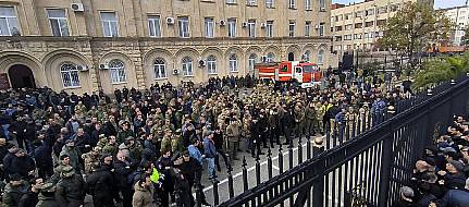 Protesters Refuse To Cede Control Of Government Buildings In Georgian Province