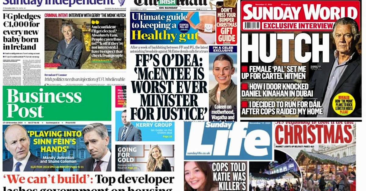 What the papers say: Sunday’s front pages