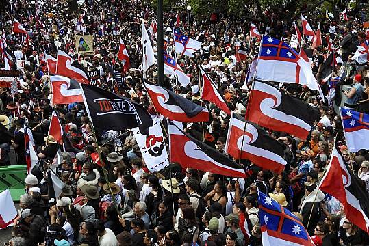 Crowds Throng New Zealand’s Parliament Grounds In Support Of Maori Rights