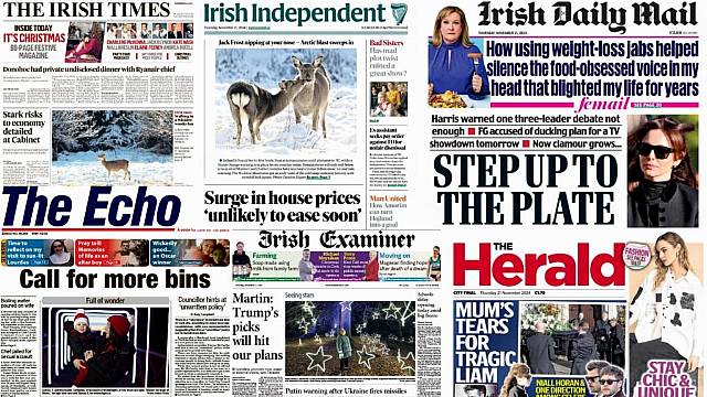 What The Papers Say: Thursday's Front Pages