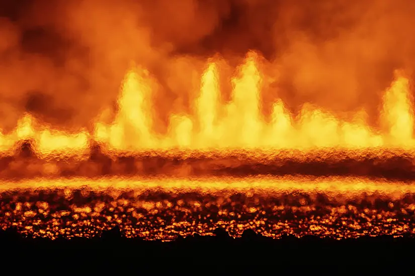 Icelandic Volcano Erupts For The Seventh Time In A Year