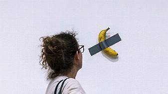 Banana Taped To Wall Sells For $6.2M At Art Auction