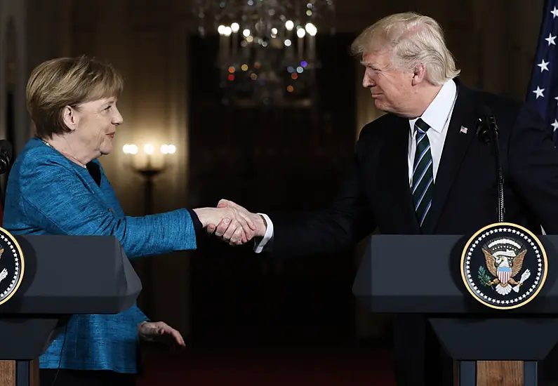 German Ex-Leader Merkel Says She Felt Sorrow At Trump’s Comeback