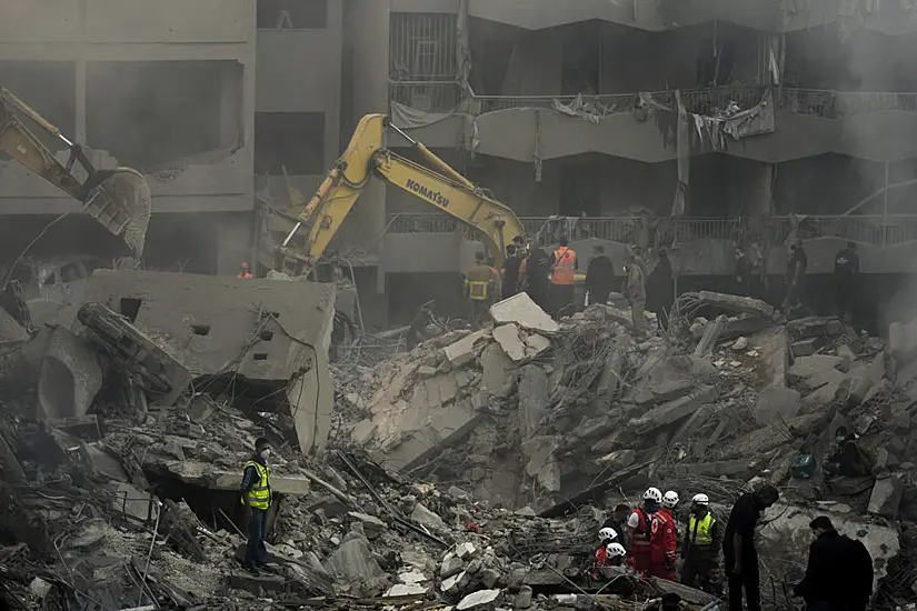 Air Strikes In Central Beirut ‘Completely Destroyed’ Residential Building