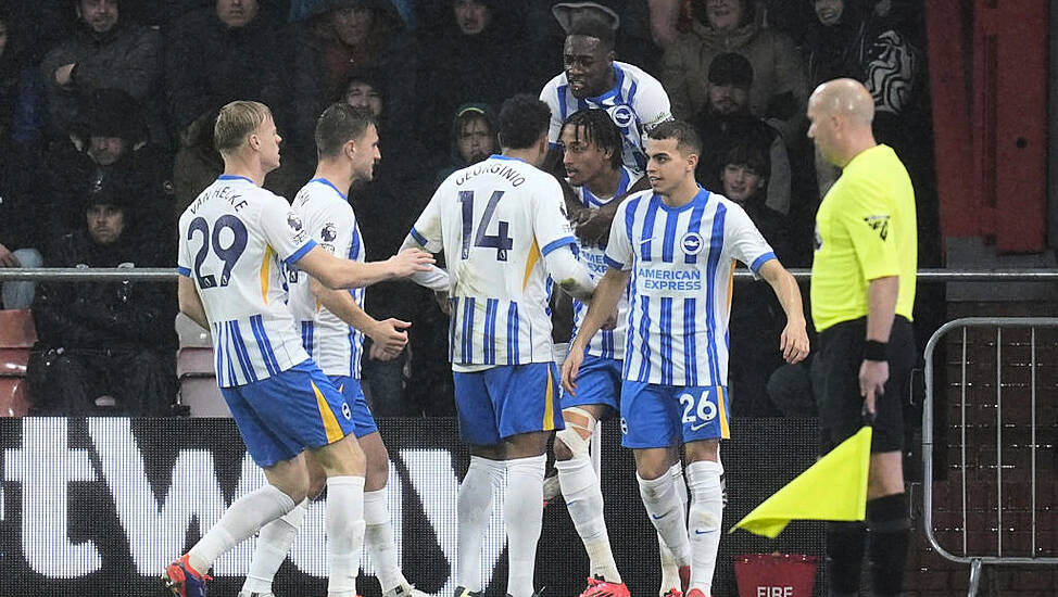 Ten-Man Brighton Survive Anxious Finish To Edge Out Bournemouth