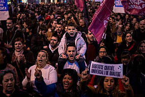 Tens Of Thousands Protest In Barcelona Over Soaring Rental Costs