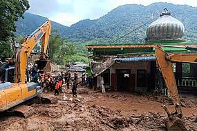 Landslide And Flash Floods Leave 16 Dead In Sumatra, Indonesia