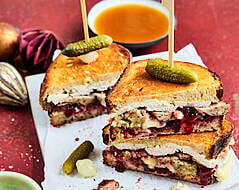 Loaded Leftover Christmas Toastie Recipe