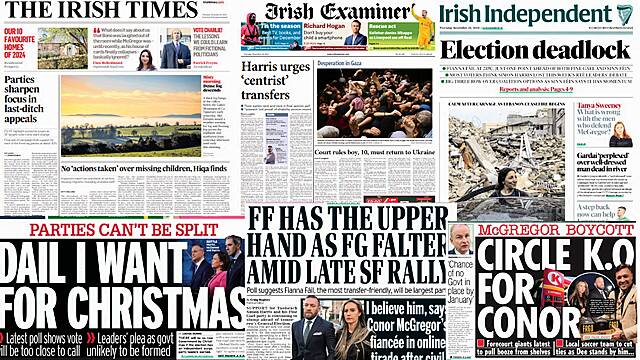 What The Papers Say: Thursday's Front Pages