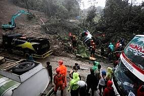 Rains Trigger Deadly Landslide On Indonesia’s Sumatra Island