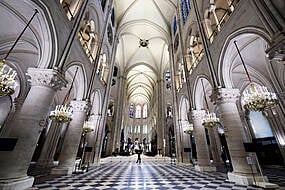 World Gets First Glimpse Of Restored Notre Dame Interior Following 2019 Fire