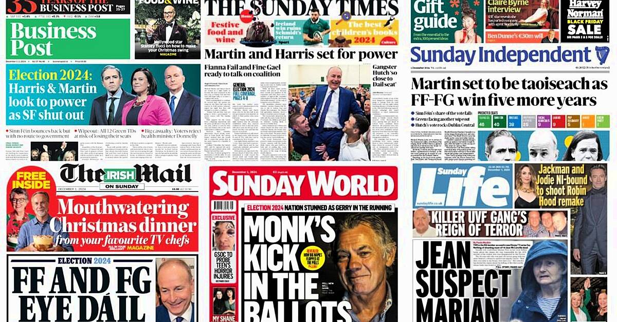 Sunday’s Front Pages: What the Papers Are Saying