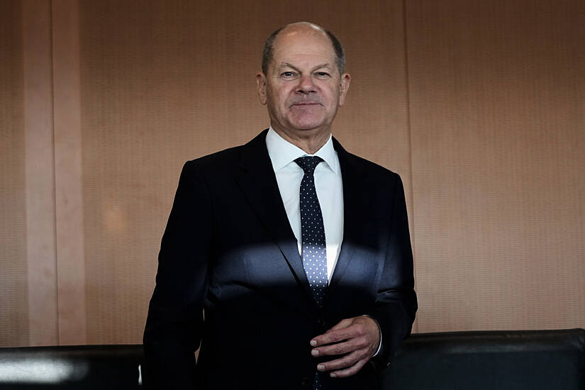 German Chancellor Olaf Scholz Visits Ukraine