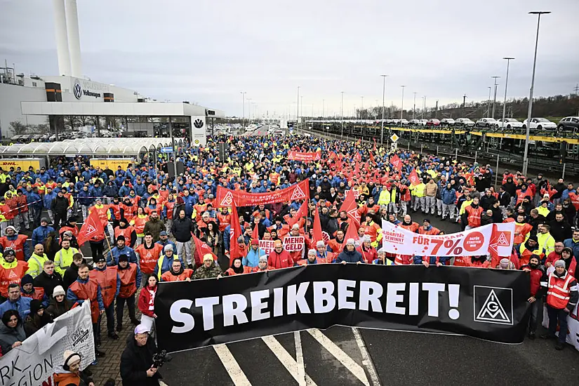 Volkswagen Workers Hold Strikes Over Proposed Pay Cuts And Factory Closures