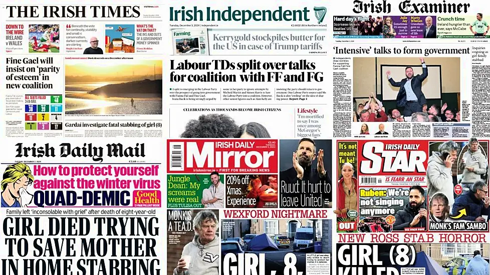 What The Papers Say: Tuesday's Front Pages