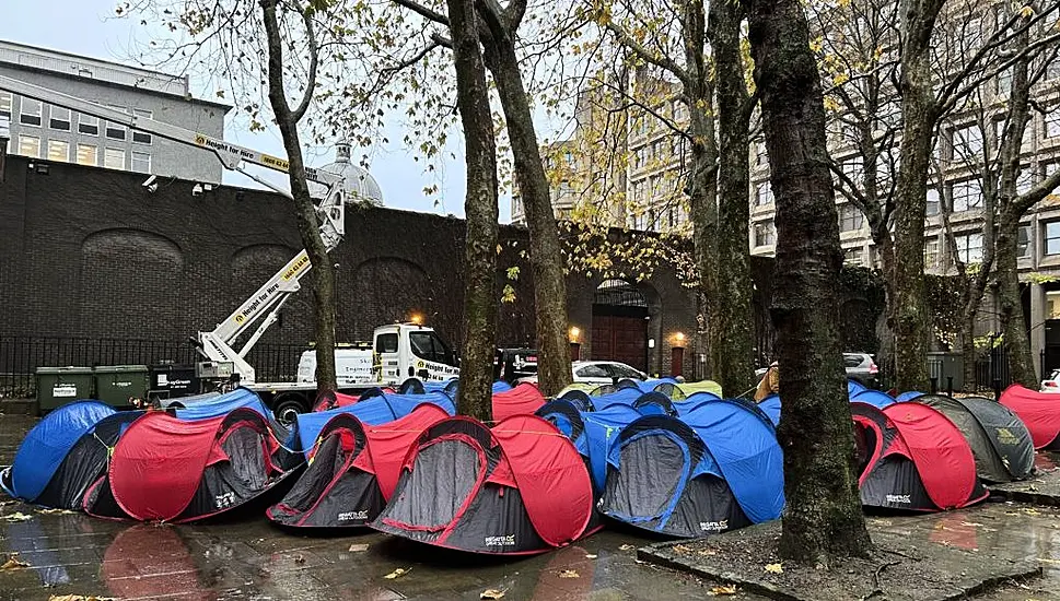 Concern Raised Over Tents In Dublin As Storm Darragh Approaches