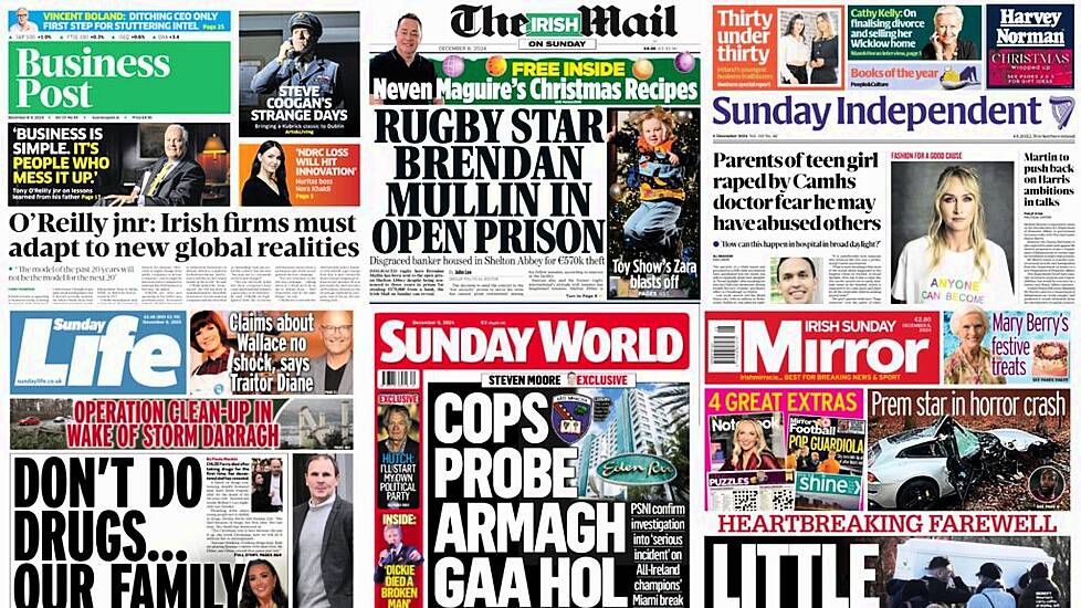 What The Papers Say: Sunday's Front Pages