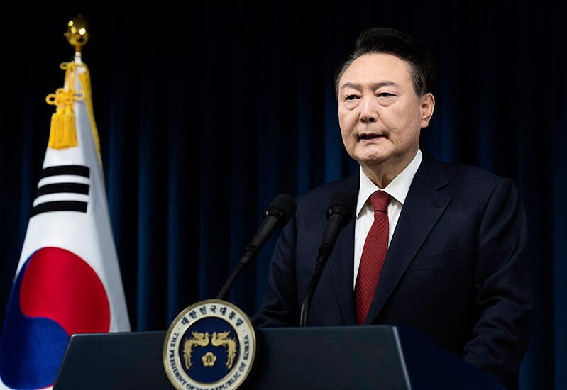 South Korean Ministry Imposes Travel Ban On President Yoon Over Martial Law Move