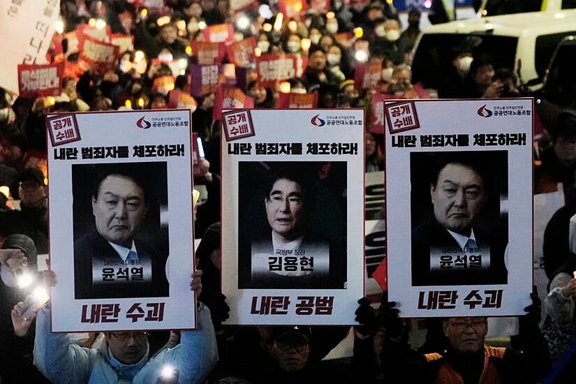 South Korean Prosecutors Seek To Arrest Ex-Defence Minister Over Martial Law