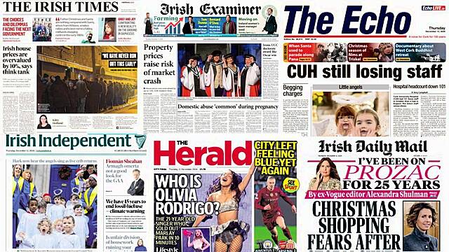 What The Papers Say: Thursday's Front Pages