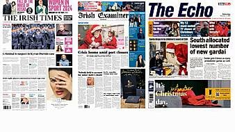 What The Papers Say: Saturday's Front Pages