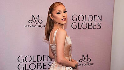 Ariana Grande Channels Marilyn Monroe In Vintage Dior At Golden Globes First-Time Nominee Lunch