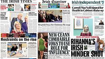 What The Papers Say: Thursday's Front Pages