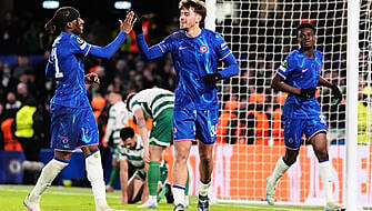 Hat-Trick Helps Chelsea Power On In Europe With Shamrock Rout