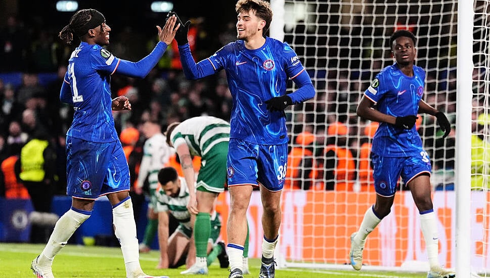 Hat-Trick Helps Chelsea Power On In Europe With Shamrock Rout