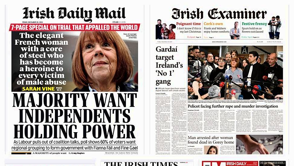 What The Papers Say: Friday's Front Pages