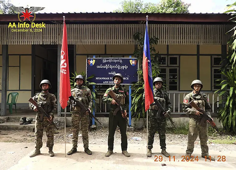 Armed Group In Western Myanmar Claims To Have Captured Regional Army Hq