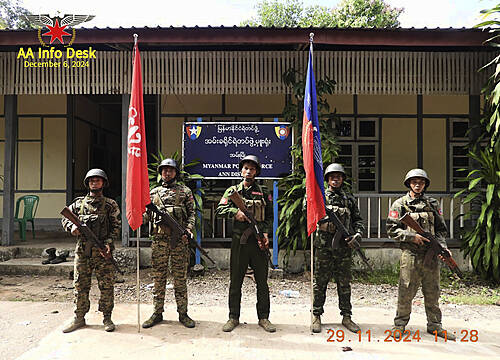 Armed Group In Western Myanmar Claims To Have Captured Regional Army Hq