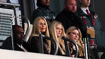 Claudia Schiffer Watches Premier League Game At London Stadium