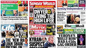 What The Papers Say: Sunday's Front Pages