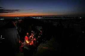 Displaced Palestinians Enduring Winter With Little Protection From Cold