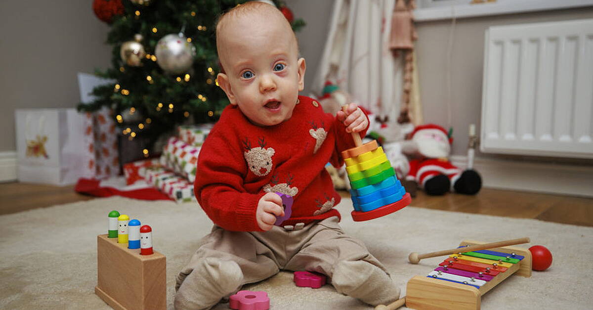 Premature baby boy who beat the odds set for Christmas dinner at home
