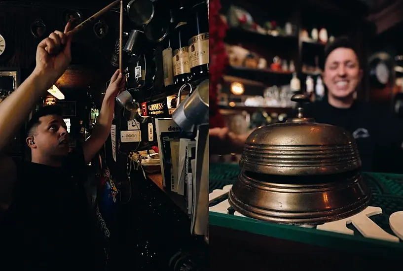 Watch: Drummer Spreads A Festive Message Showcasing The Pubs Of Gorey