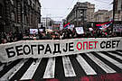 Striking Students In Serbia Tell Chief Prosecutor To ‘Fight For Law And Justice’