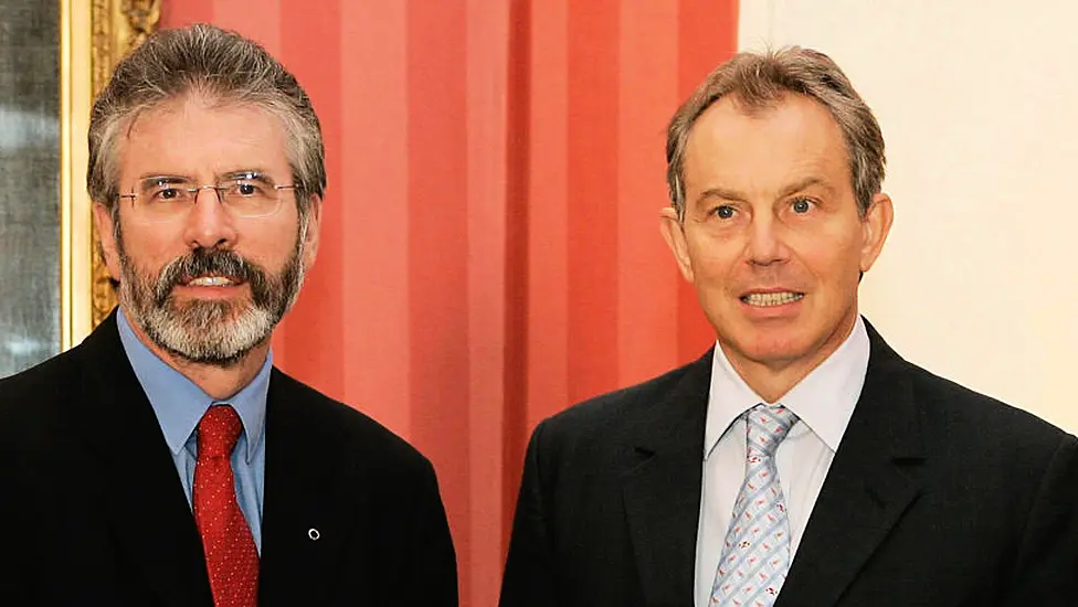 Tony Blair Tried To Amend Statement By Gerry Adams On Ira Disarmament