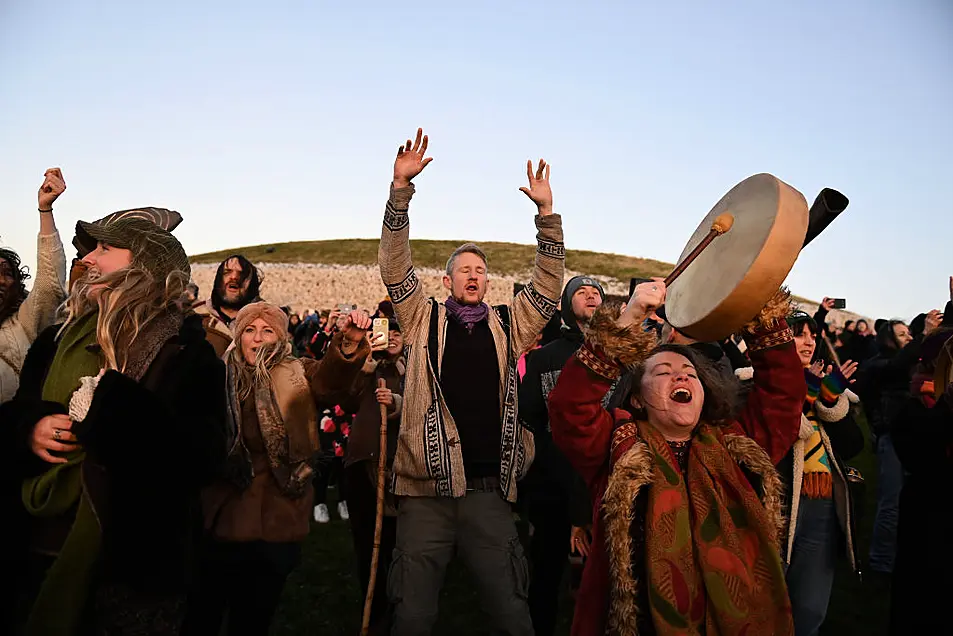 The winter solstice is celebrated at the Neolithic monument of Newgrange