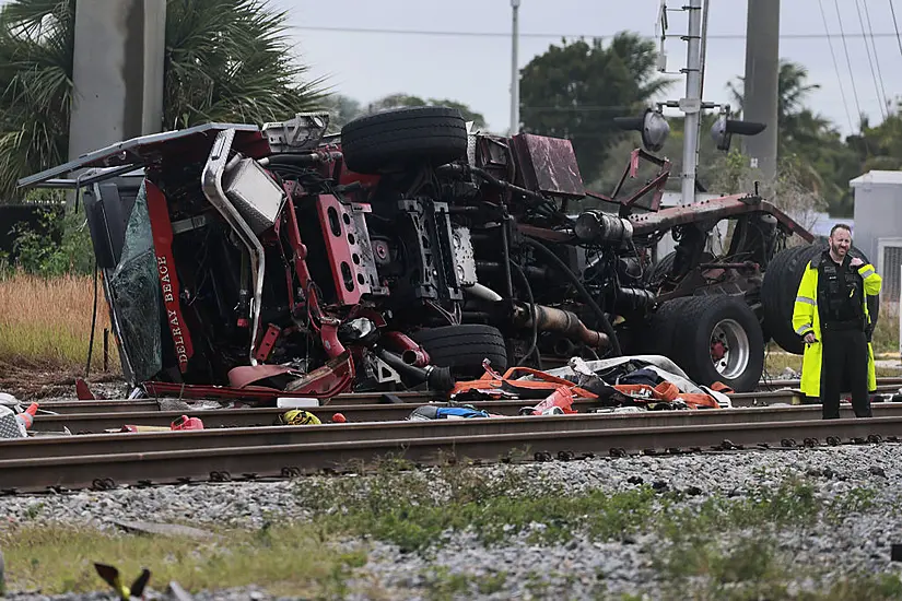 Firefighters And Passengers Hurt After Train Hits Fire Truck On Crossing