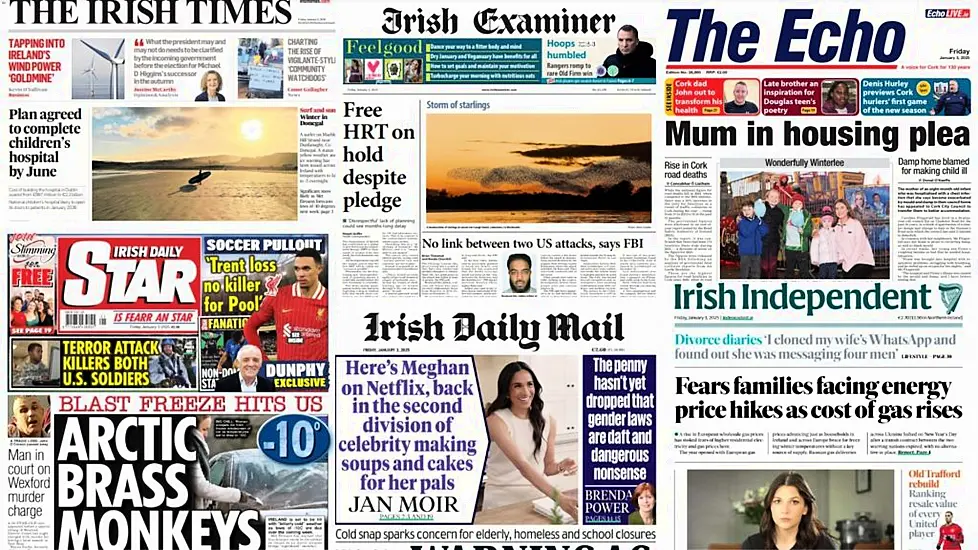 What The Papers Say – Friday's Front Pages