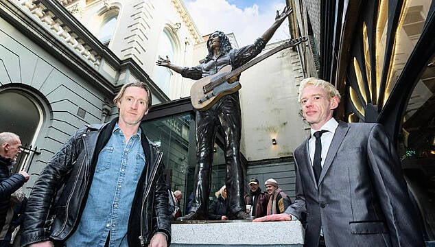 Statue Of Rory Gallagher Unveiled In Belfast