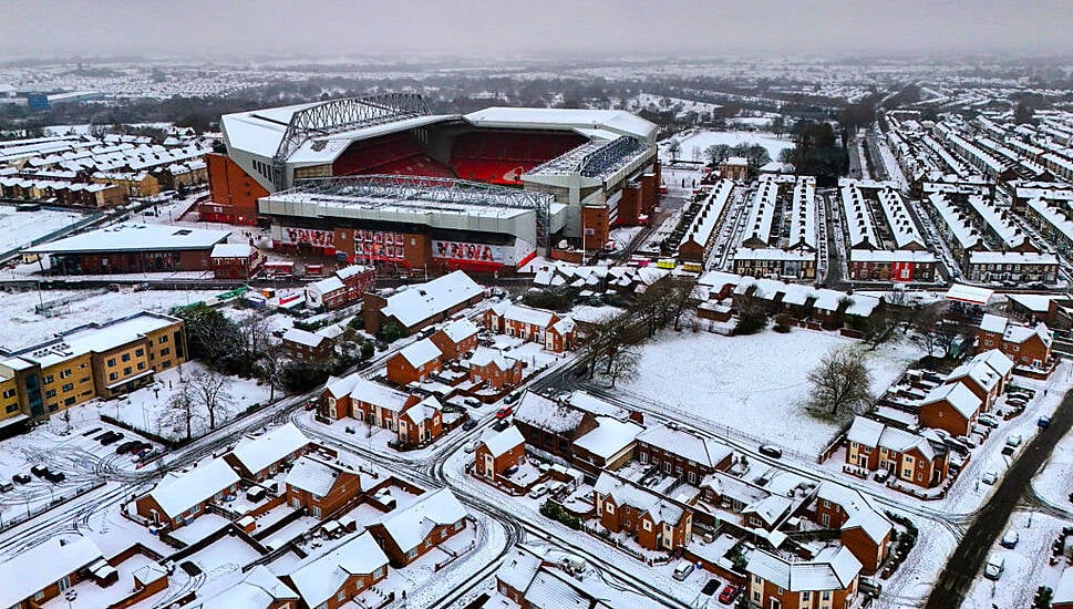 Liverpool-Man Utd Goes Ahead At Anfield After Safety Meetings Due To Heavy Snow