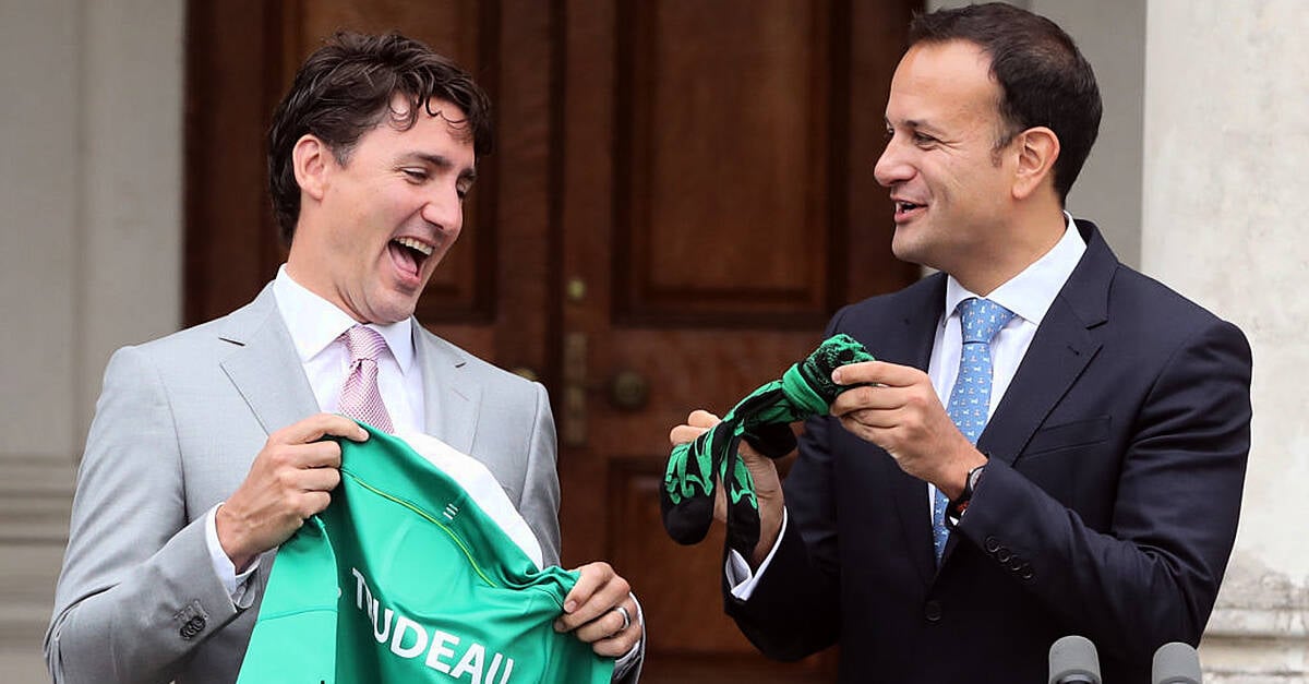 Leo Varadkar: Justin Trudeau Will Be Seen as a Great Canadian Prime Minister