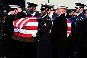 Former Us President Jimmy Carter’s Coffin Arrives In Washington