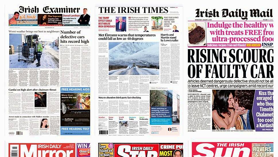 What The Papers Say: Wednesday's Front Pages