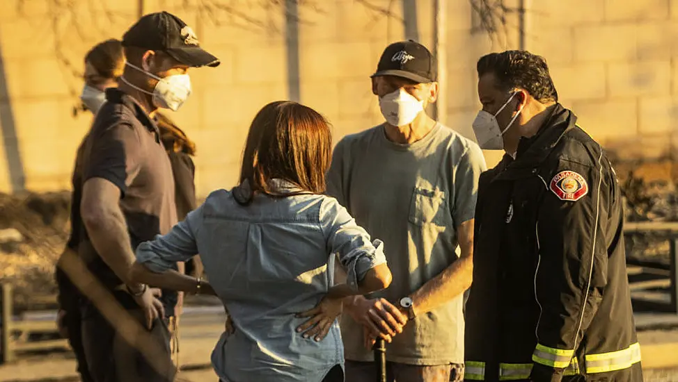 Duke And Duchess Of Sussex Visit People Affected By Los Angeles Wildfires