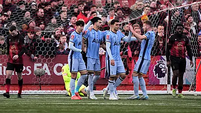 Tamworth's FA cup match against Tottenham