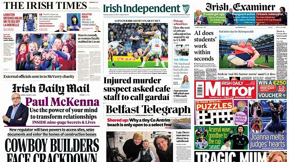 What The Papers Say: Monday's Front Pages